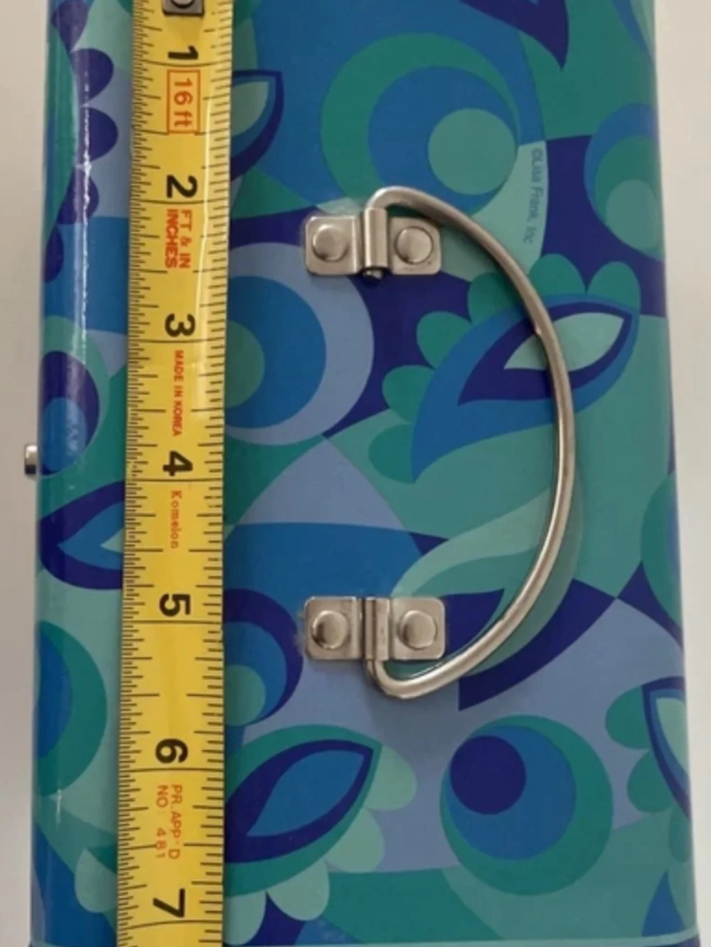 Lisa Frank RARE Vintage Valerie Girl & Kitty Trinket Box w/ Metal Handle & Latch